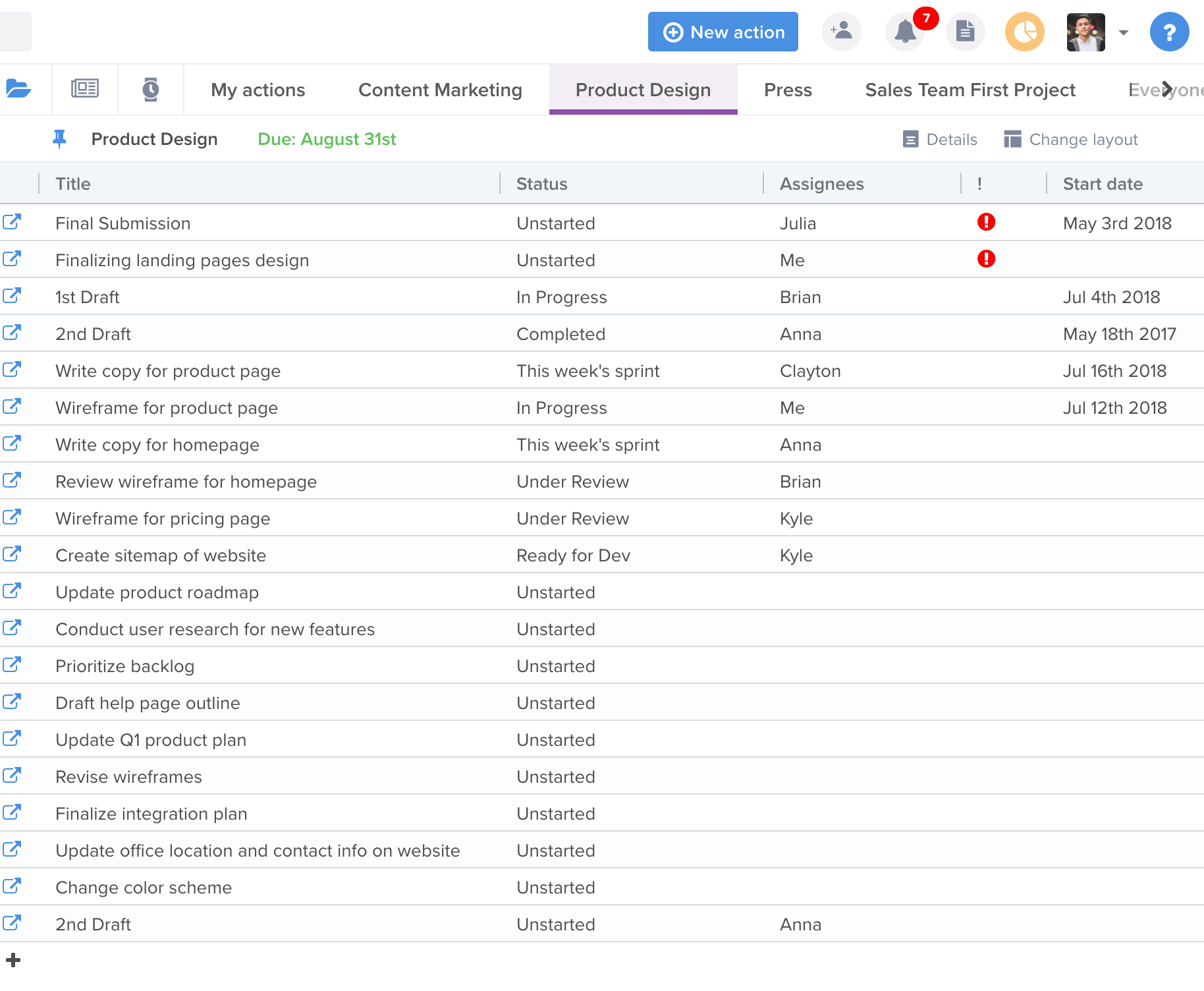 Spreadsheet Table View Hive