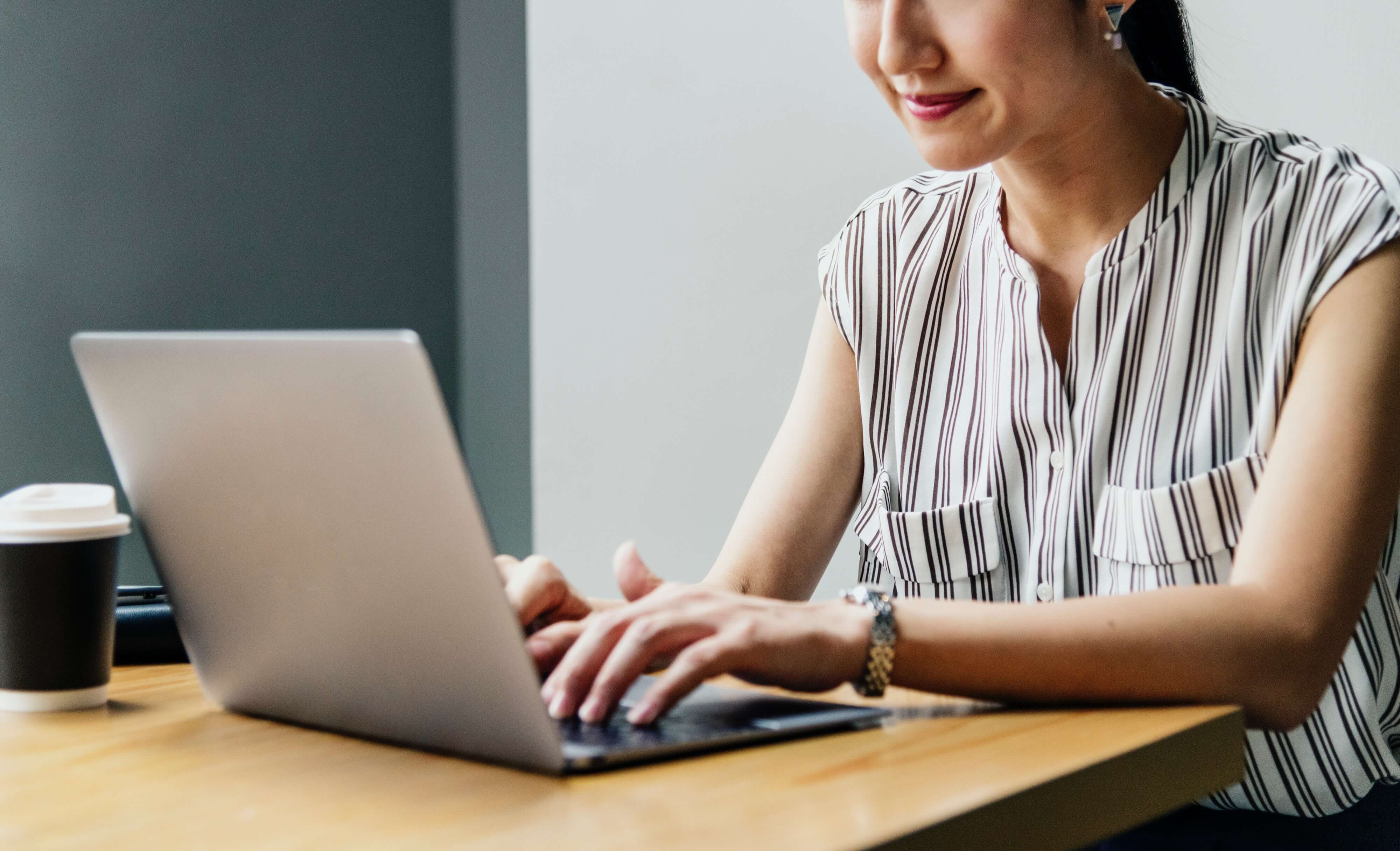 Typing At Computer