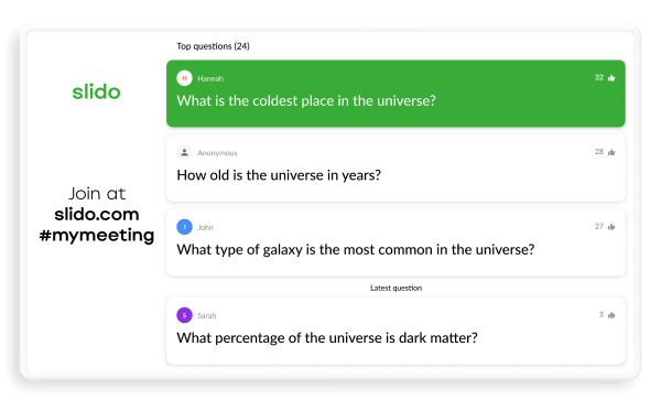 Slido Meeting Tool