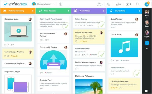 MeisterTask task management software