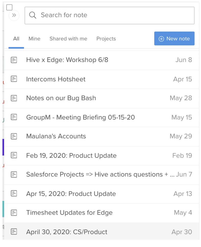Hive Notes