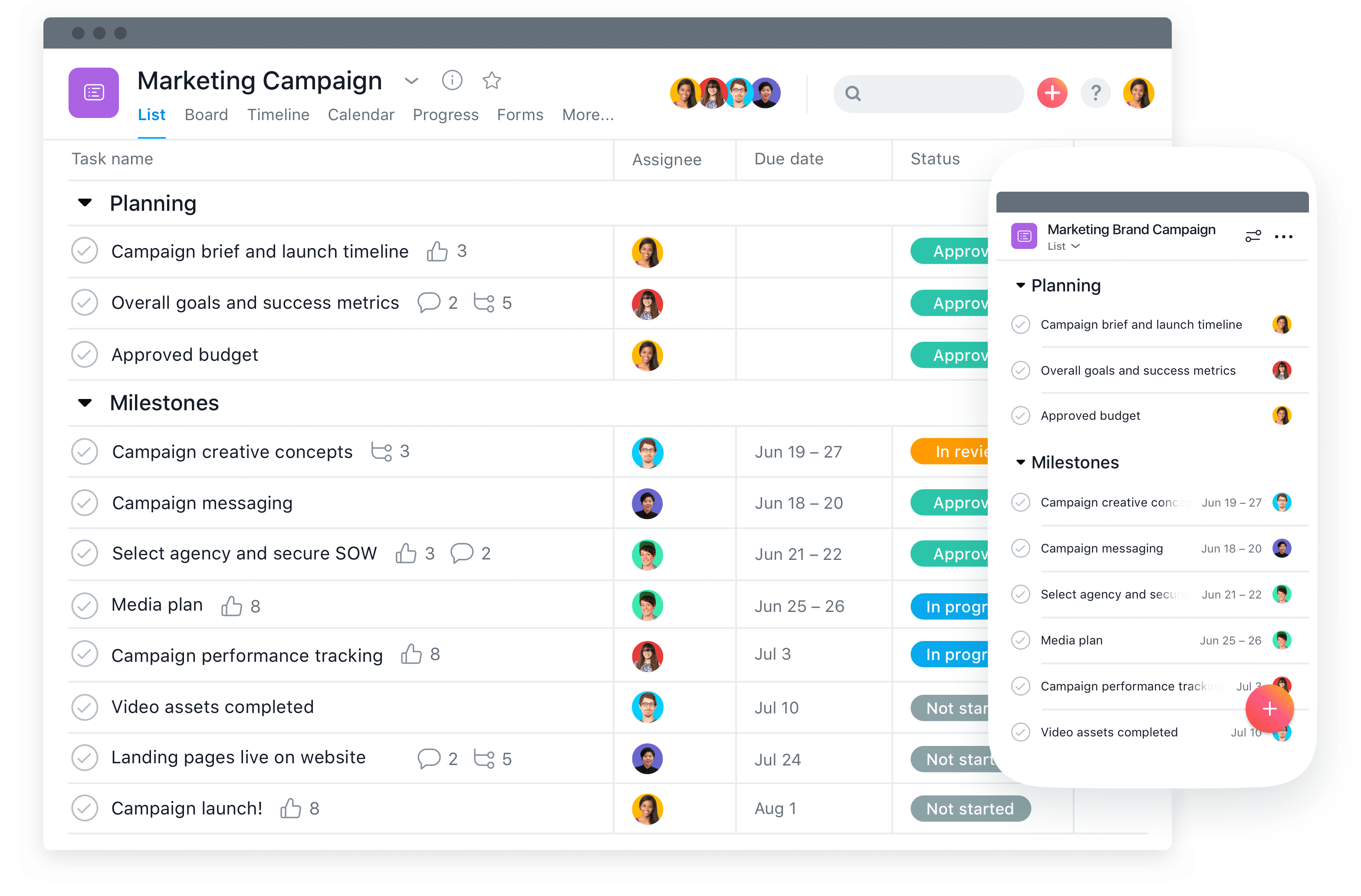 Asana Project Management Tool