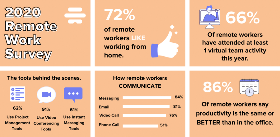 2020 Remote Work Infographic