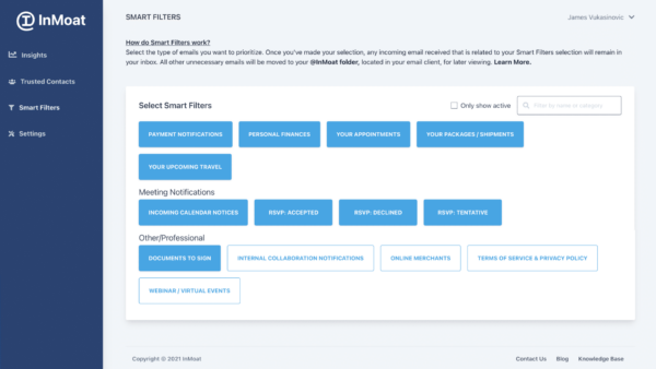 InMoat - focus on important emails