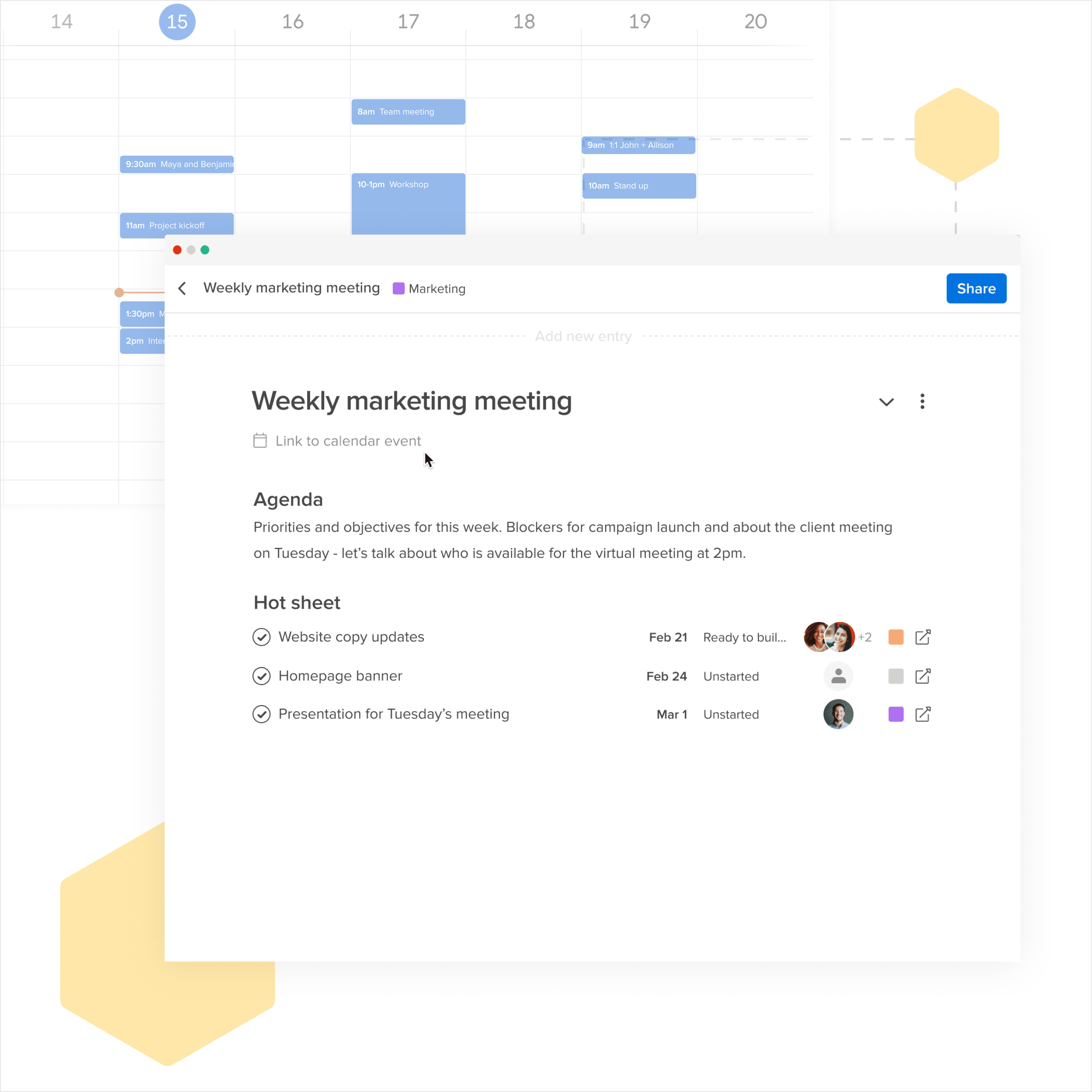 Meeting companion-calendar