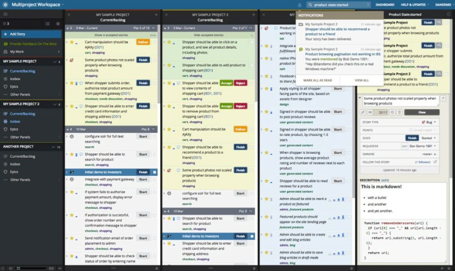 Pivotal Tracker