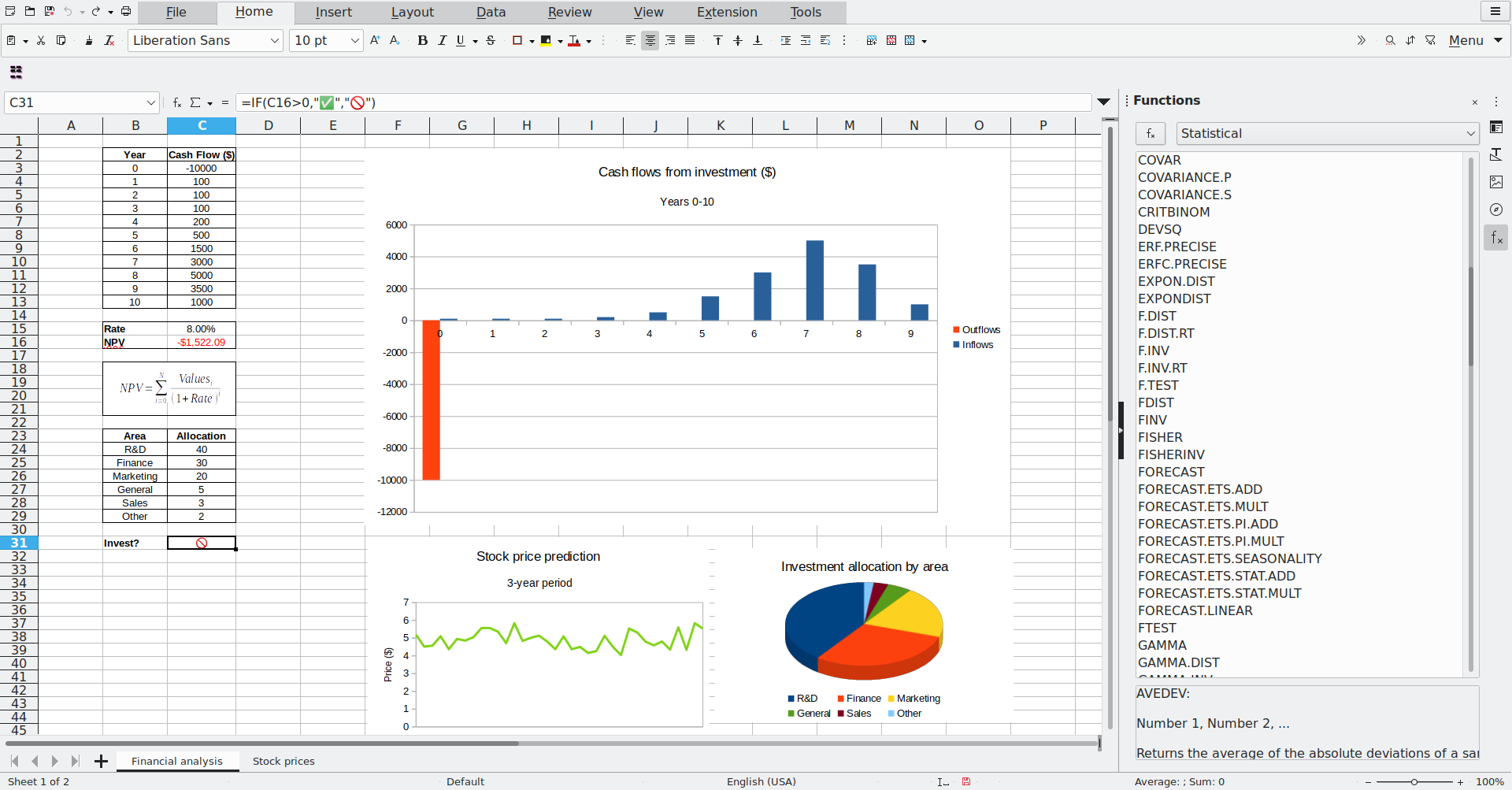 libreoffice calc - excel alternative