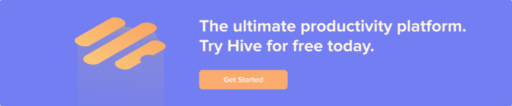 Try Hive productivity