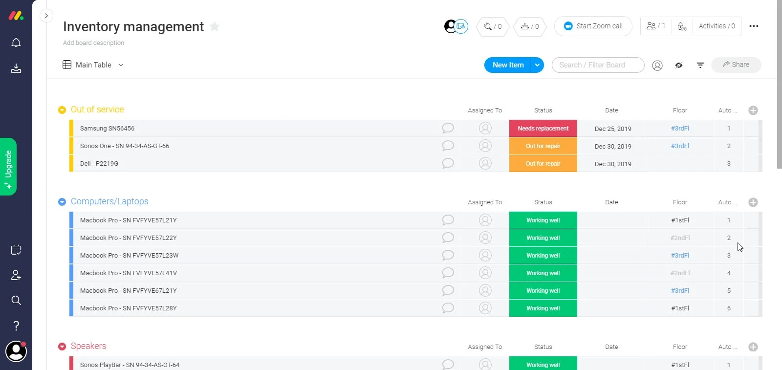 Monday smartsheet alternative