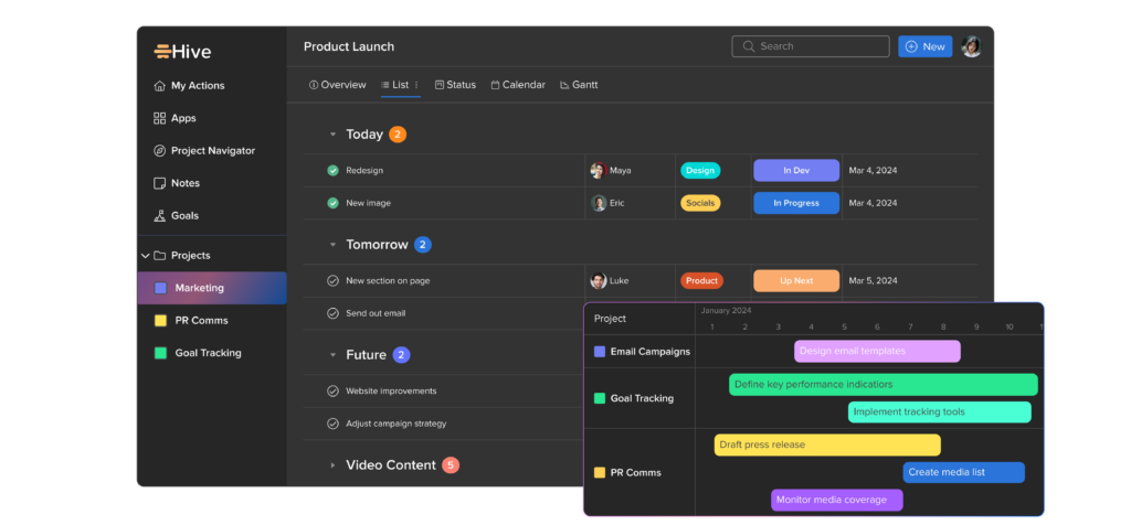 hive solving project management challenges