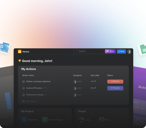 Marketing workflow tool