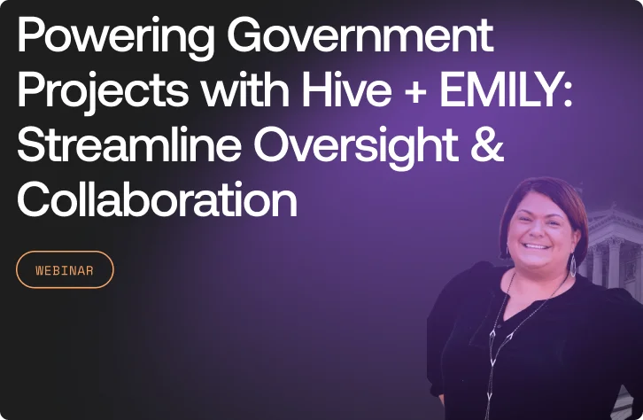 Powering Government Projects with Hive webinar cover